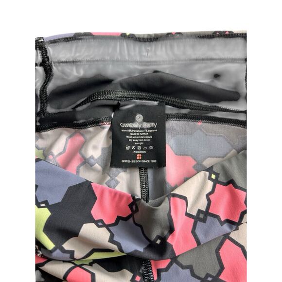 Sweaty Betty Colorful Athletic Leggings Sz Small Mesh Sides Gym Yoga Pants - Picture 5 of 7